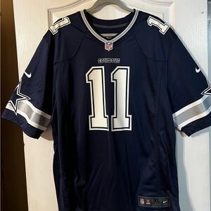 Dallas Cowboys Micah Parsons Nike Navy and Silver Football Jersey